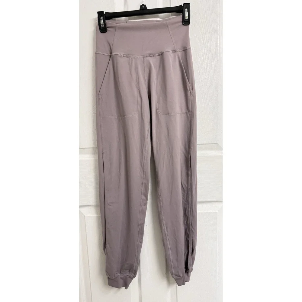 Lululemon Align High Rise Jogger Leggings Pant Vent Violet Verbena Yoga Women 4